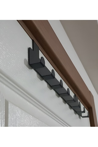 Hvngroup Metal Amerikan Kapı Arkası Askılık Organizer Askılık Siyah