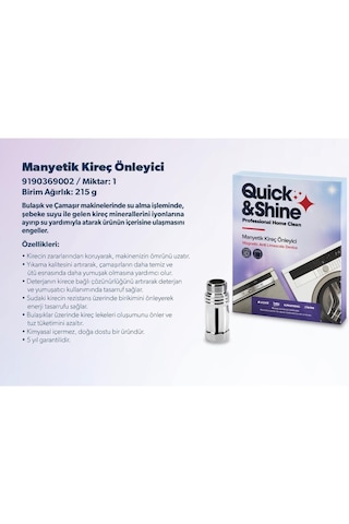 Quick&Shine Arçelik Beko Grundig Altus Uyumlu Manyetik Kireç Önleyici - 344724405