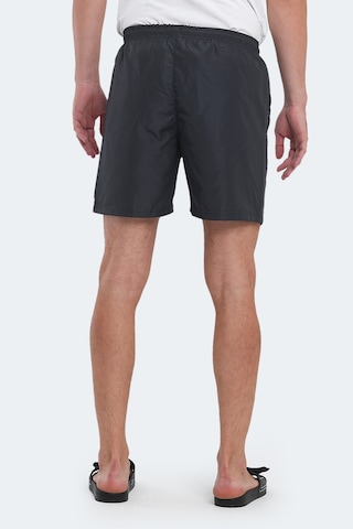 Slazenger Reno Erkek Cepli Deniz Şortu Koyu Gri Mayo Koyu Gri