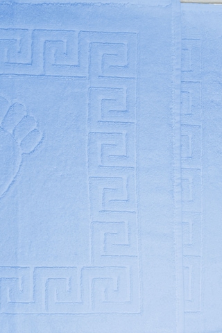 10 Lu Otel Ayak Havlusu Bukle Ayak İzli 50x70 Cm Renkli 16/2 Avs 250 Gr Mavi