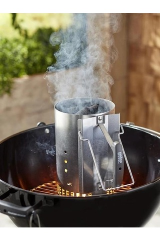 Weber Smokey Joe Premium 37 Cm Crimson Kırmızı Tuck-n-carry Kapak Kilidi Portatif Kettle-124 Siyah