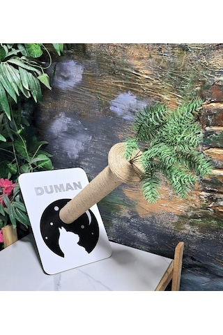 Kedi Tırmala Tahtası Lazer Kesim Ahşap Resimli8