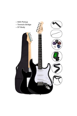 Torres St-40bk Elektro Gitar Sss Tremolo Stratocaster Siyah - 8697014364318