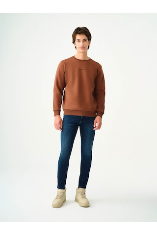 Loft Erkek Sweatshirt Kahverengi Lf2034268 25kp69000079 P6941 Kahverengi