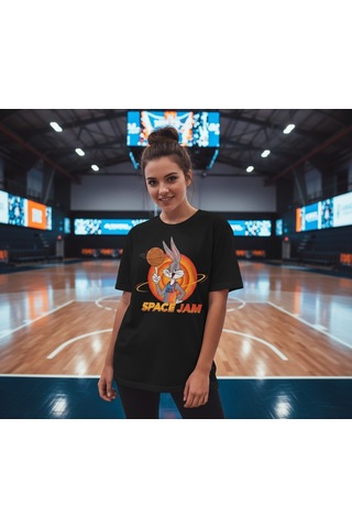 Orbit Dunker Oversize Unisex T-shirt Siyah