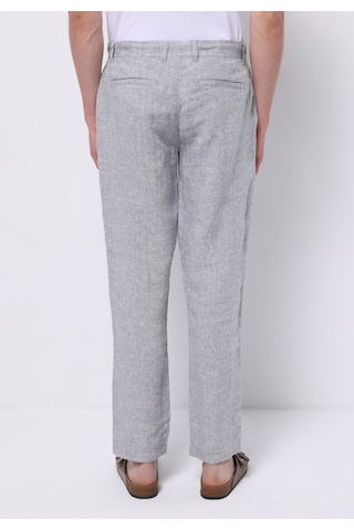 Colins Regular Fit Orta Bel Uzun Paça Erkek Keten Karışımlı Gri Pantolon Cl1074563 Q1.v2 Gra Gri