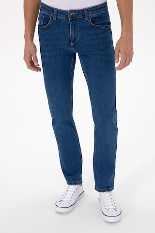 U.S. Polo Assn. Erkek Mavi Slim Fit Jean Pantolon 50316540-DN0022