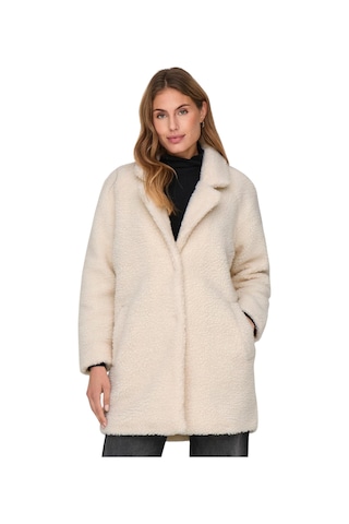 Only Yumuşak Dokulu Oversize Fit Teddy Peluş Kaban 15304788 Beyaz