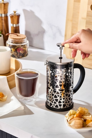 Karaca Nico French Press 1000 Ml Gümüş