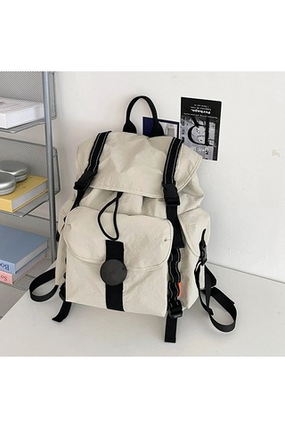 Yeni Büyük Kapasiteli Naylon Sırt Çantası Çok Yönlü Günlük Çok Renkli