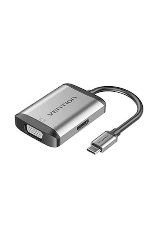 Vention 4'ü 1 Arada Tip C Hdmi Vga Çevirici Usb 3.0