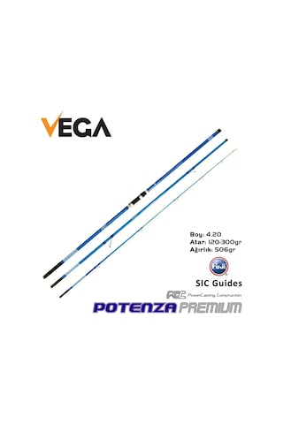 Vega Potenza Premıum Surf 4.25 Mt 120-300 Gr Olta Kamışı