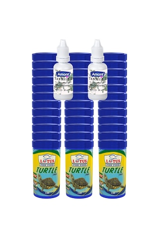 Turtle Sticks 36x100ml Kutu Kaplumbağa Yemi ve 2 Multivitamin