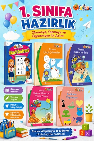 1. Sınıfa Hazırlık Seti 5 Kitap 1. Sınıfa Hazırlık Seti 5 Kitap