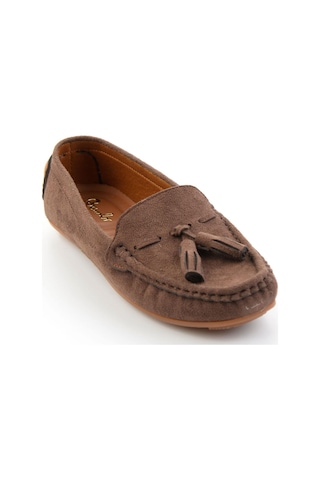 Bambi Kahve Kadın Loafer Ayakkabı K01309000672 Kahve