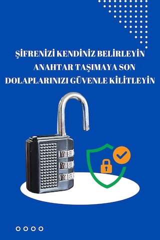 Ymk Şifreli Asma Kilit 38mm