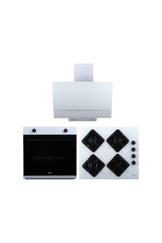 Exep Smart EF-200 - EO-320 - ED-402 Beyaz Ankastre Set