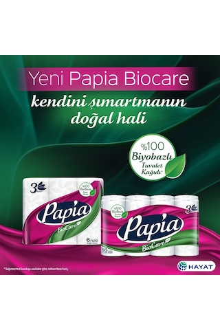 Papia Biocare Tuvalet Kağıdı 16'lı
