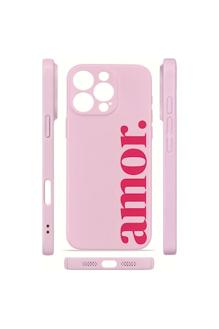 Apple iPhone Uyumlu 16 Pro Max Vorian İnce Kamera Korumalı Mika Kılıf Amor Sunset Amor Sunset Mika