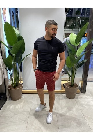 Eliesar Elite Kırmızı Erkek Şort Kırmızı