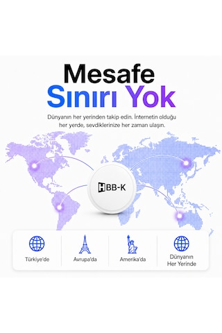 Hapro Tag Apple Uyumlu iOS & Android Airtag Akıllı Gps Siyah 4'lü Paket