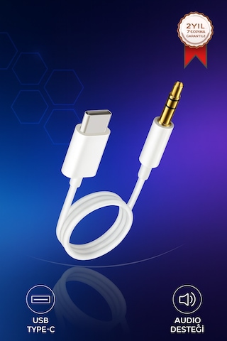 Torima Jh-036 Type-c To 3.5 Mm Aux Dönüştürücü Kablo