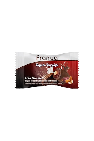 Sütlü Belçika Çikolatalı Hurma Bademli 125 G