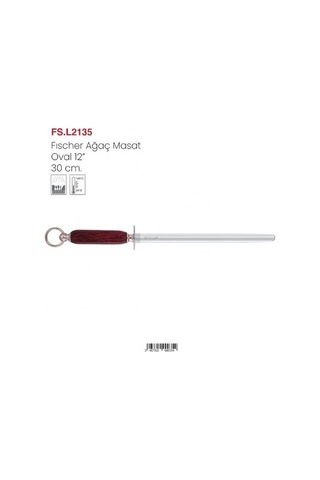 Fischer Oval Masat No 12 30 CM Ahşap Saplı L2135