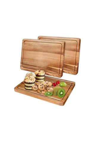 Liangmei Ahşap Kesme Tahtaları Doğrama Blokları Kayın Ceviz -