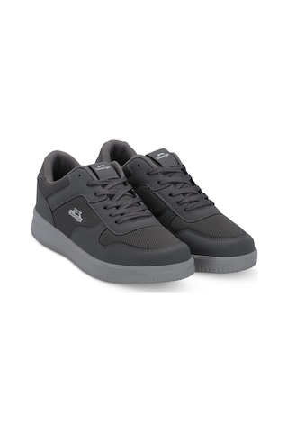 Slazenger Elıora I Büyük Beden Erkek Sneaker Ayakkabı Koyu Gri Koyu Gri