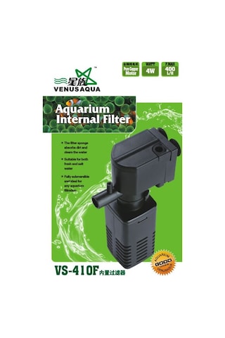 Venusaqua Vs-410F Akvaryum İç Filtre 400 L/H 4W