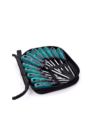 Maiyame 12'li Krom-vanadyum Çelik Manyetik Tornavida Seti - Ev Aletleri, Elektronik Tamiri İçin El Aracı