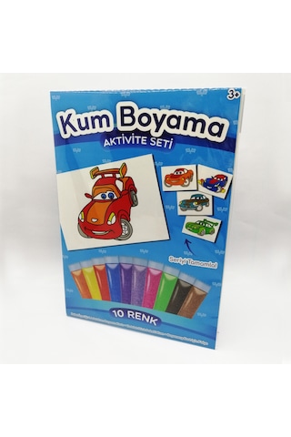 Çaylak Yarışçı Araba Kum Boyama Aktivite Seti Çaylak Yarışçı Araba Kum Boyama Aktivite Seti