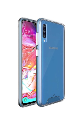 Samsung Uyumlu Galaxy A70 Kilif Seffaf Sararmaz Gard Silikon 391287787