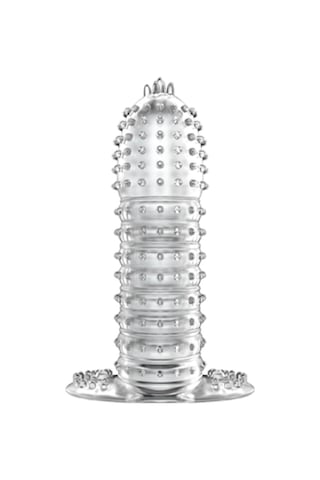 Hızlı Express Baile Silikon Uzatmalı Penis Kılıfı Klitoris Temaslı Dildo