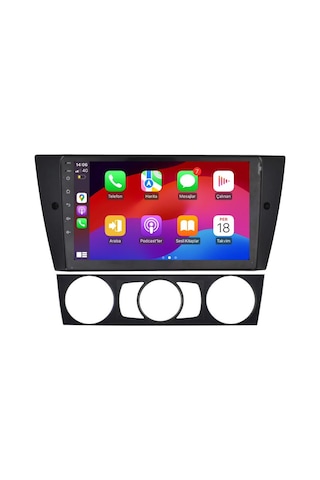 Bmw 3 Serisi E90 Android Multimedya Sistemi 4-64 Cadence R18 Ön Kayıt Kamera Hediyeli 9"
