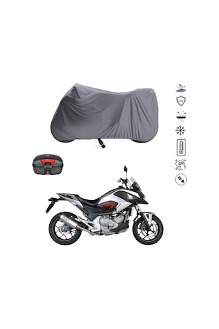 Honda NC 750 X DCT ÇANTALI MOTOSİKLET BRANDA SU GEÇİRMEZ TOPCASE UYUMLU MOTOR BRANDA