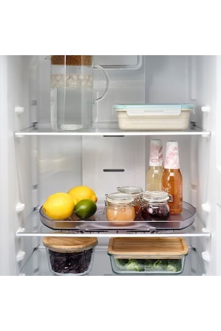 Ikea Snurrad Buzdolabı İçin Dönen Tabla, Şeffaf
