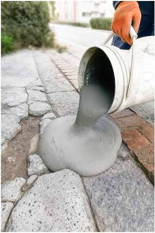 İsonem Çimento Esaslı Kendiliğinden Yayılan Renkli Jelbeton 20 Kg Kırmızı