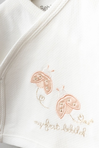 Bebitof 10parça Sevimli Uğur Böceği Desenli Kutulu Yenidoğan Hastane Çıkışı Pembe