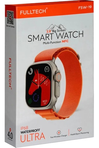 Zuidid Fulltech Smart Watch FSW-19 Çift Kordonlu Akıllı Saat (İthalatçı Garantili)