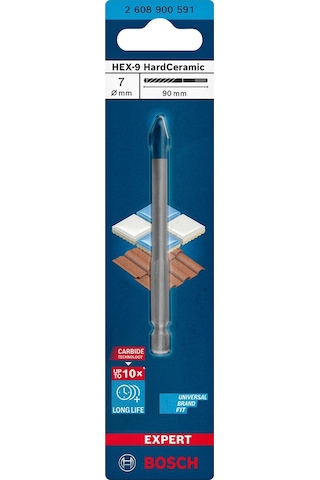 Bosch Expert Hex-9 Hardceramic Delme Ucu 7 X 90 Mm - 2608900591