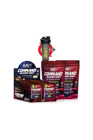 SSN Sports Style Nutrition Command Quadro Whey 1780 gr 70 Şase Mıx Çikolata-çilek (40X1 -15X2)kombinasyon
