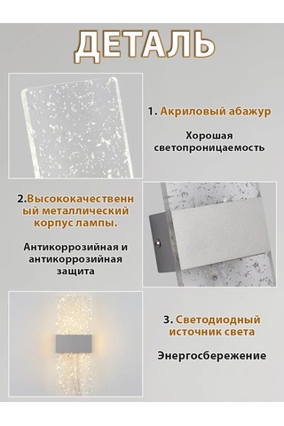 Yonlux Led Duvar Lambası Braso, Kablolu Led Lamba 462700558 Gri