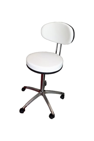 Kuaför Uzman Tabure Beyaz