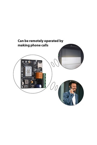 Lemestar Gsm 2g Uzaktan Kontrollü Mini Kapı Açıcı - Çift Antenli, Yeniden Başlatma Ve Sıfırlama Desteği, 5a/250vac Röle Çıkışı