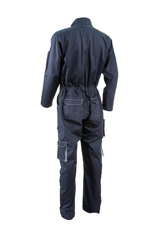 Navy Uzun Kollu Tulum Lacivert/gri