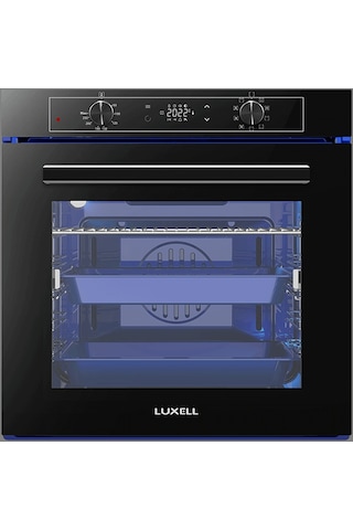 Luxell A68-SGF3 9+1 Pro 2 Düğmeli Fırın Siyah Luxell A68-SGF3 9+1 Pro 2 Düğmeli Fırın Siyah
