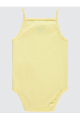 Civil Baby Kız Bebek Çıtçıtlı Badi 2-3 Yaş Sarı