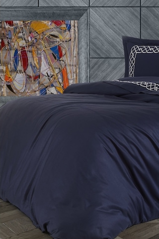 Nazik Home Vienza Lacivert Nevresim Takımı Çk Lacivert